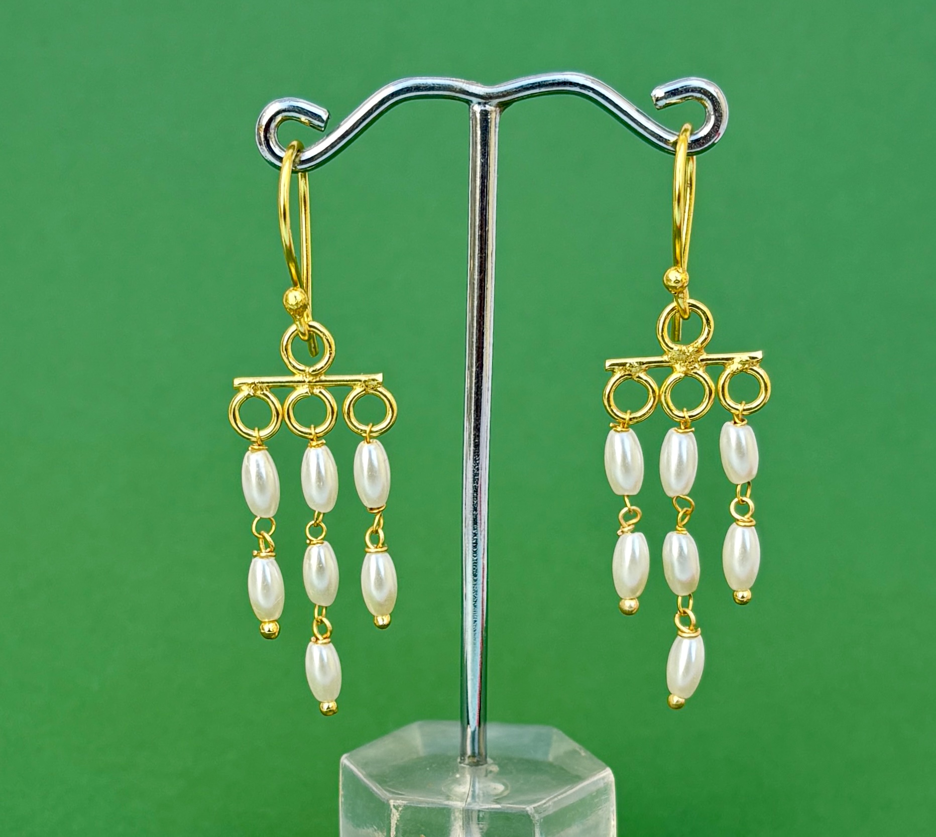 Rice Pearl Earrings