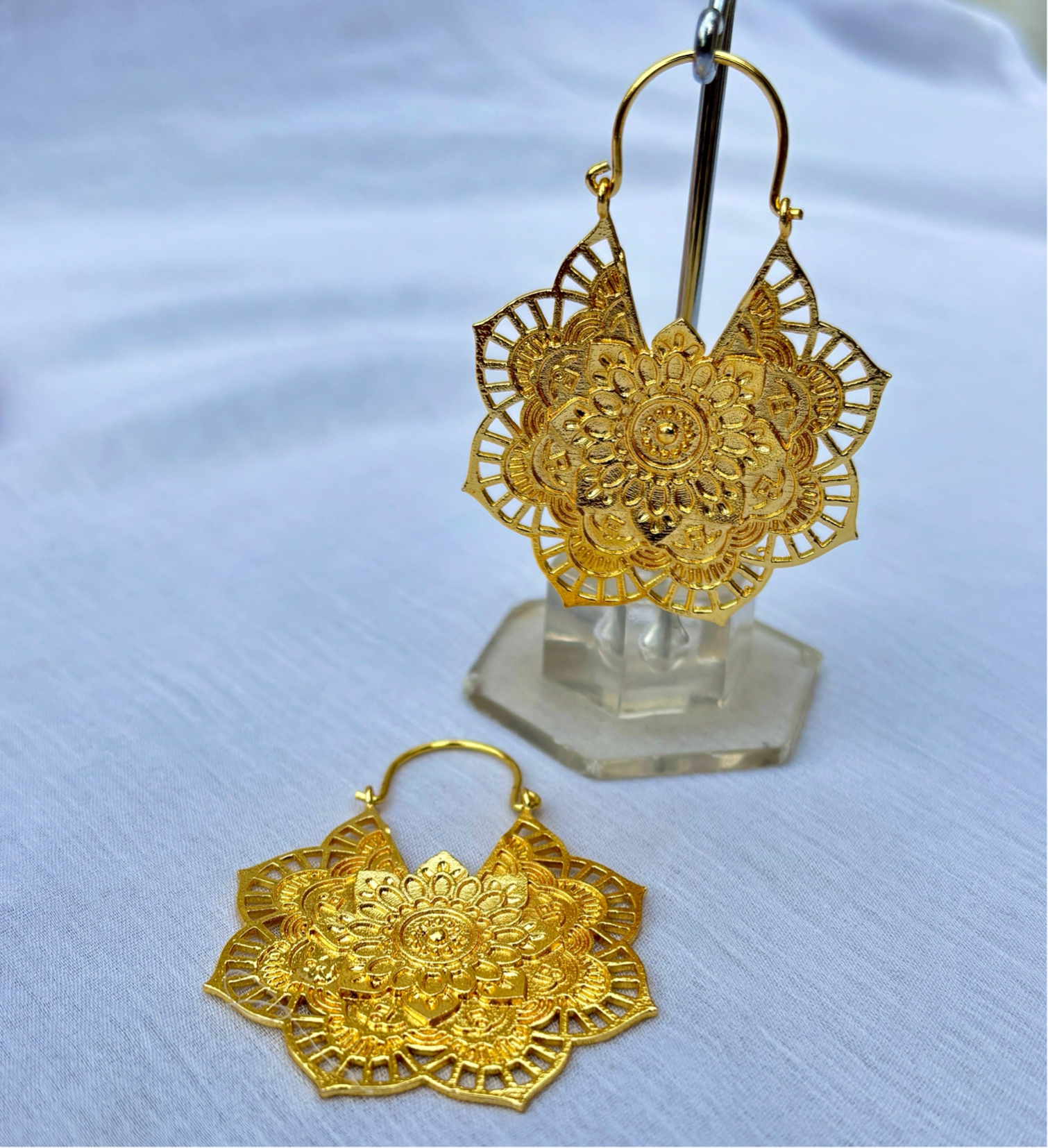 Mandala Casting Earring