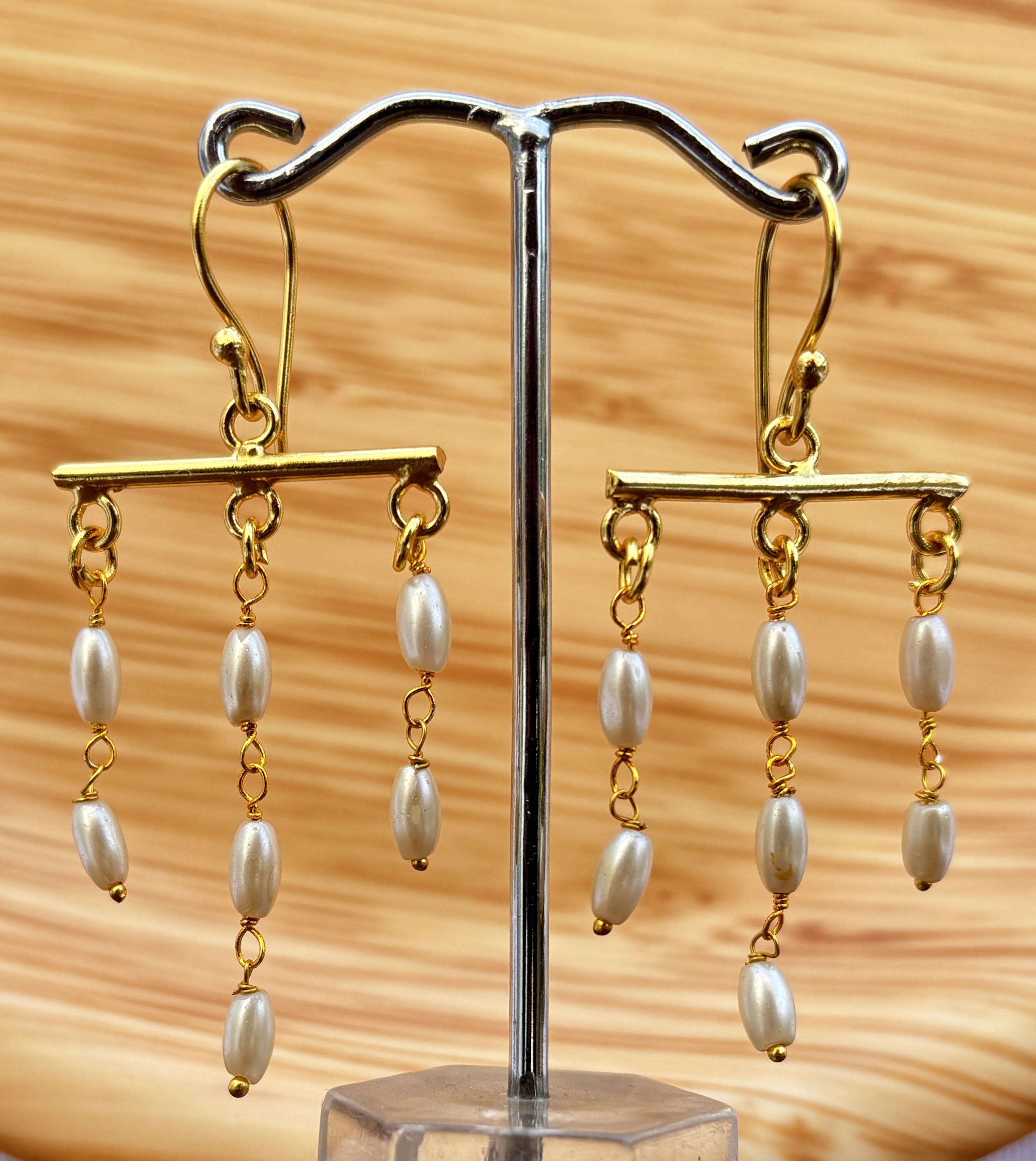 Rice Pearl Earrings
