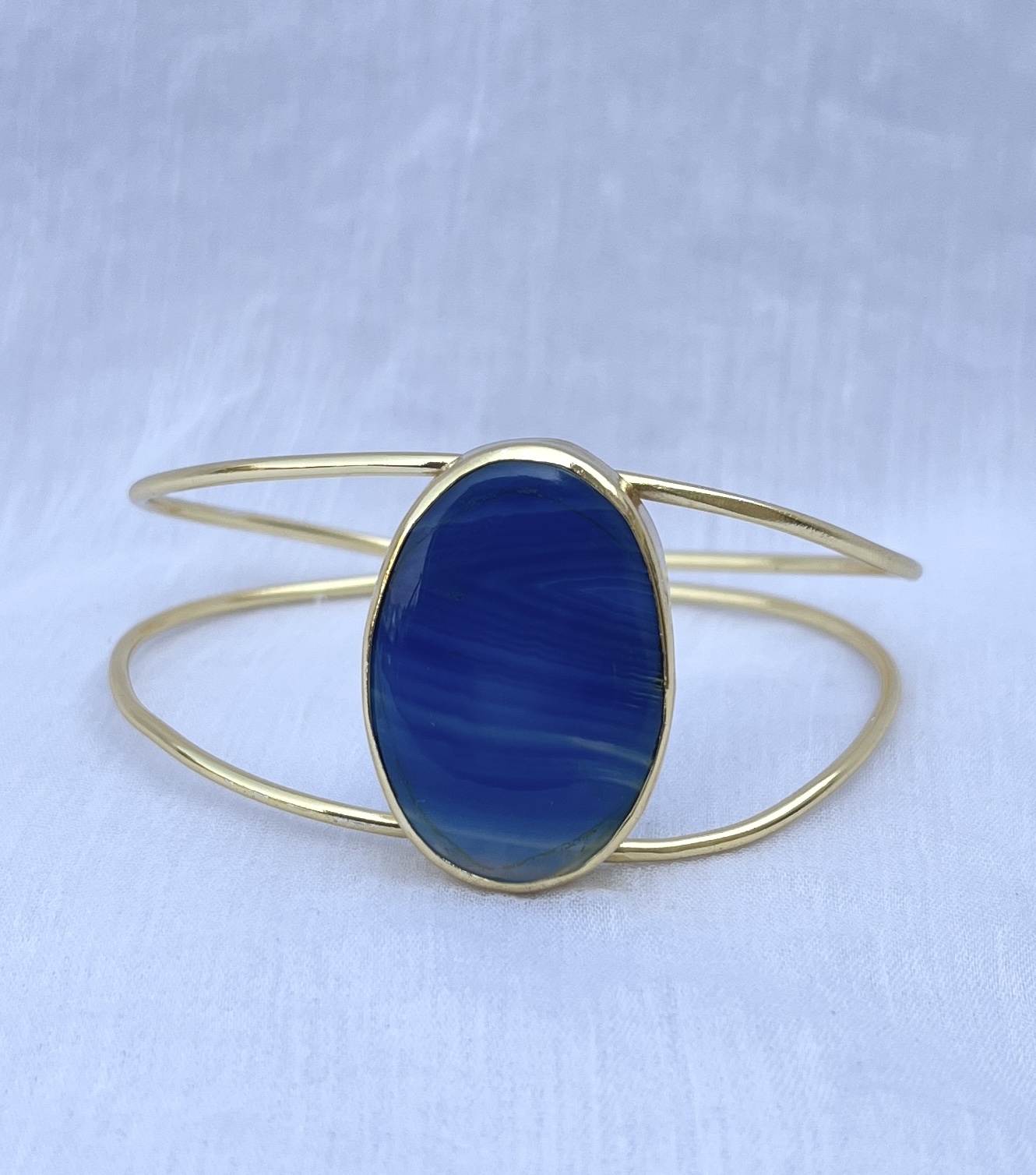 Onaxcy Big Bangle-Double Wire