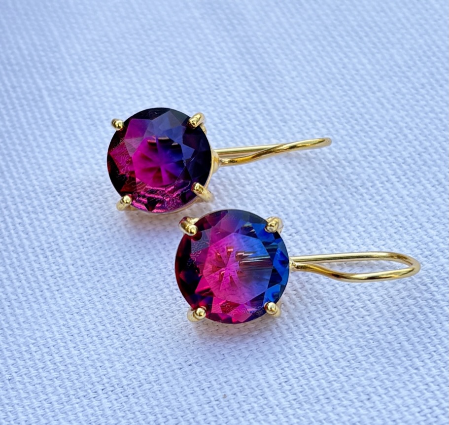 HG Duplate Claw Type Round Earrings