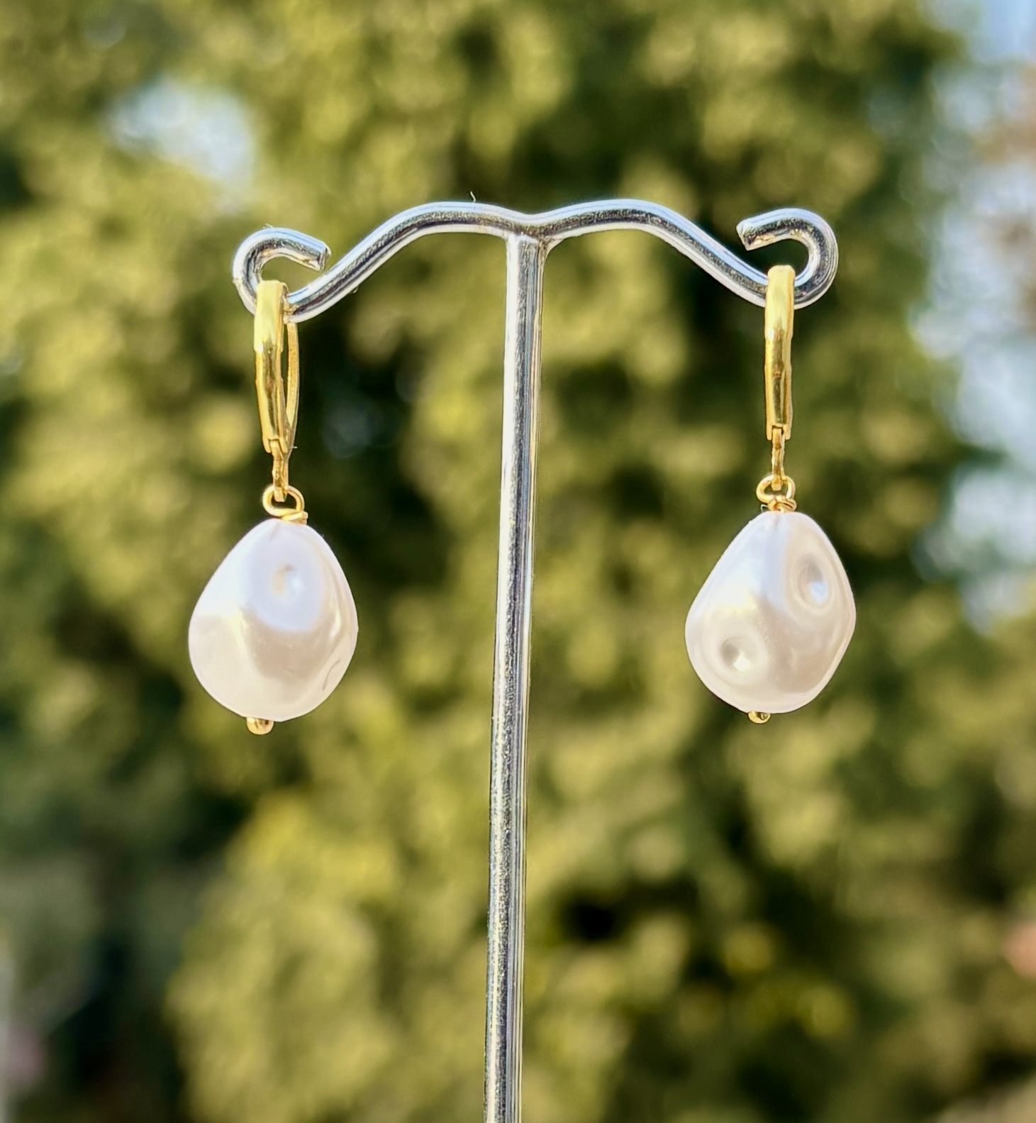 Fancy TS Pearl With Fancy Bali Earrings