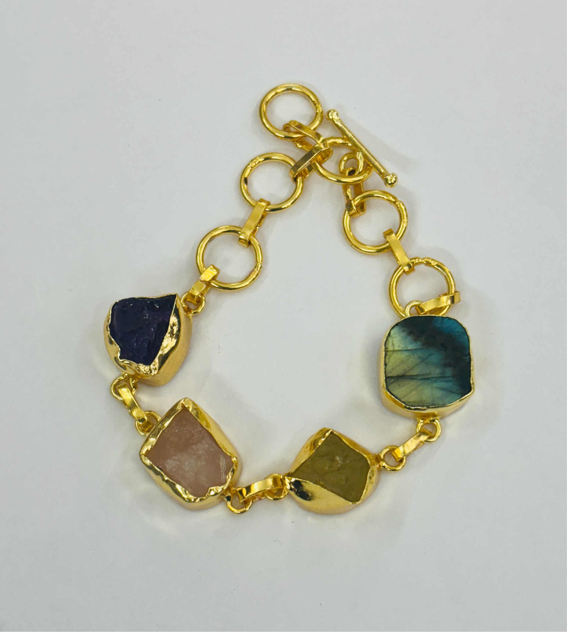 4 Collet Rough Bracelets