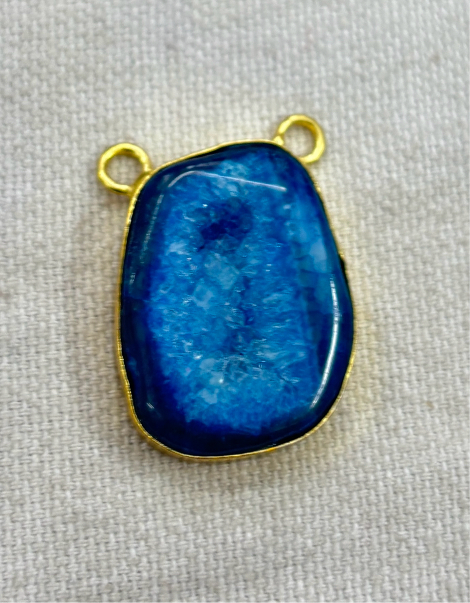 Rough Stone Double Kadi Pendant